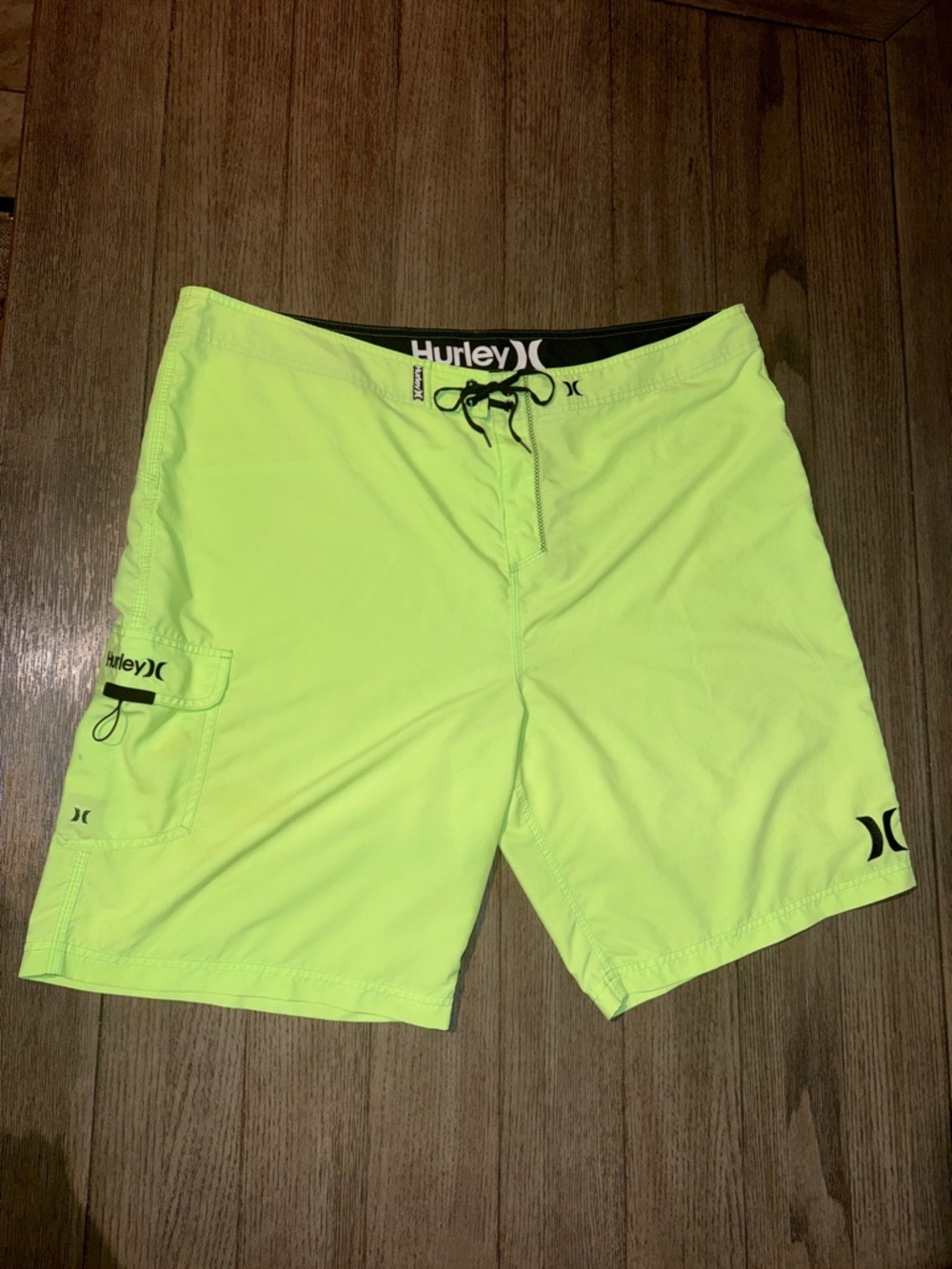 Hurley Men’s Neon Lime Board Shorts